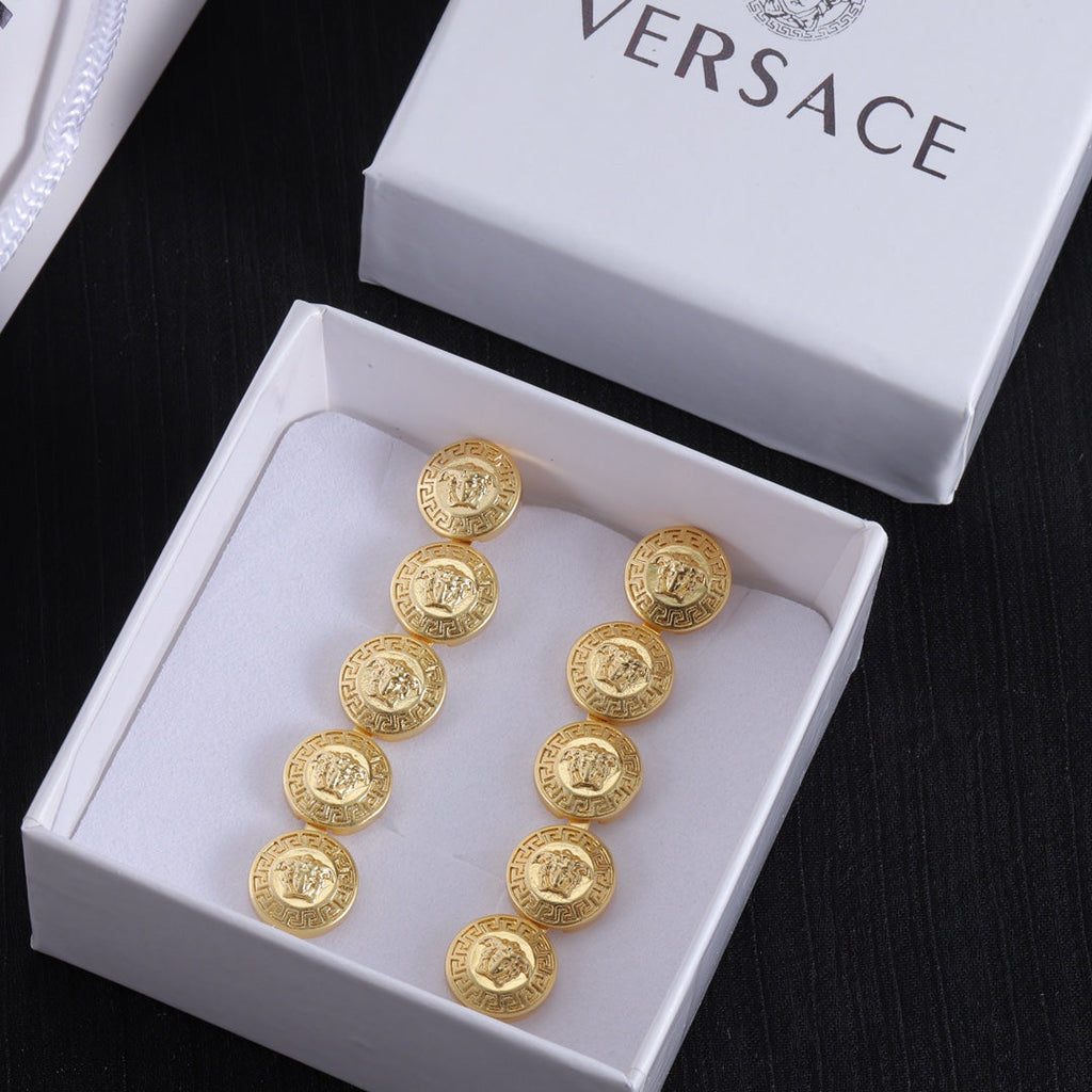 18K Long Earrings